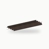 Closoir crante metallique 2 m alu RAL 8019 2 m - SuissePliage
