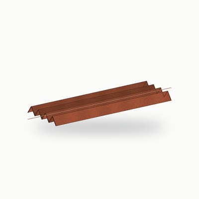 Closoir crante metallique 2 m alu RAL 8004 2 m - SuissePliage