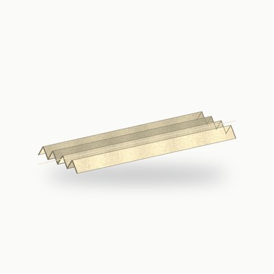 Closoir crante metallique 2 m alu RAL 1015 2 m - SuissePliage
