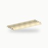 Closoir crante metallique 2 m alu RAL 1015 2 m - SuissePliage