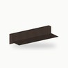 Equerre de couvertine metallique alu RAL 8019 2 m - SuissePliage