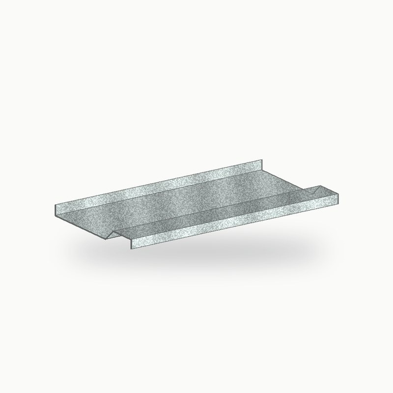 Appui de fenetre metallique standard galva 2 m - SuissePliage