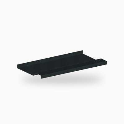 Appui de fenetre metallique standard zinc noir 2 m - SuissePliage
