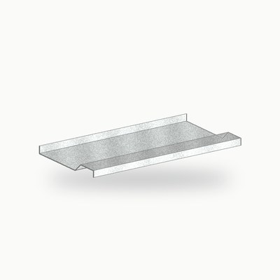 Appui de fenetre metallique standard inox 2 m - SuissePliage