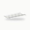 Appui de fenetre metallique standard alu RAL 9016 2 m - SuissePliage