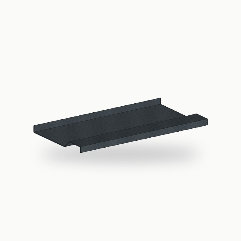 Appui de fenetre metallique standard alu RAL 7016 2 m - SuissePliage