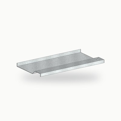 Appui de fenetre metallique standard alu RAL 7035 2 m - SuissePliage