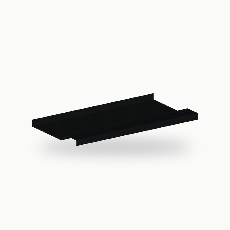 Appui de fenetre metallique standard alu RAL 9005 2 m - SuissePliage