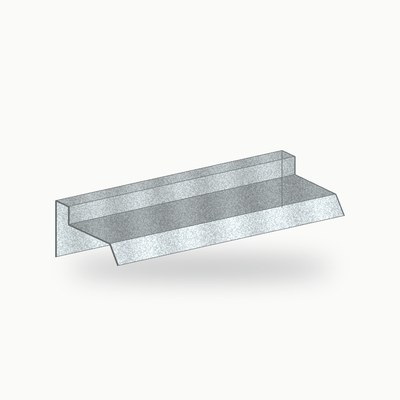 Rive pignon metallique standard acier 2 m - SuissePliage