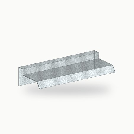 Rive pignon metallique standard acier 2 m - SuissePliage