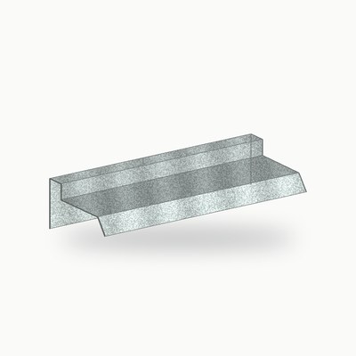Rive pignon metallique standard galva 2 m - SuissePliage