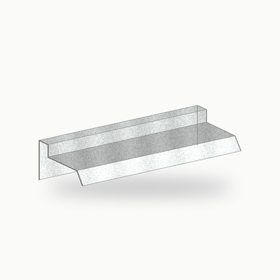 Rive pignon metallique standard inox 2 m - SuissePliage