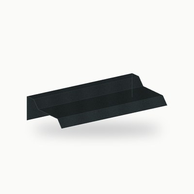 Rive en solin metallique standard zinc noir 2 m - SuissePliage