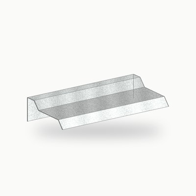 Rive en solin metallique standard inox 2 m - SuissePliage