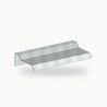 Rive en solin metallique standard alu RAL 7035 2 m - SuissePliage