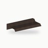 Rive en solin metallique standard alu RAL 8019 2 m - SuissePliage