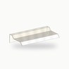 Rive en solin metallique standard alu RAL 9010 2 m - SuissePliage