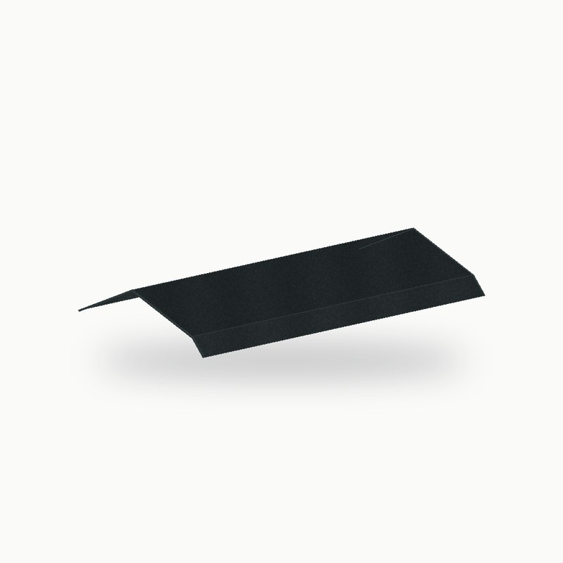 Faitiere monopente metallique standard zinc noir 2 m - SuissePliage