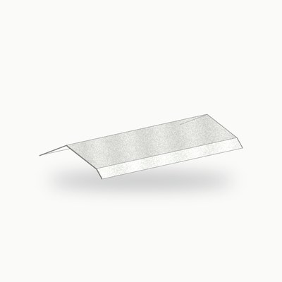 Faitiere monopente metallique standard alu RAL 9016 2 m - SuissePliage