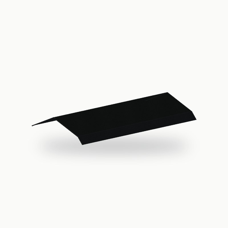 Faitiere monopente metallique standard alu RAL 9005 2 m - SuissePliage