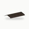 Faitiere monopente metallique standard alu RAL 8019 2 m - SuissePliage