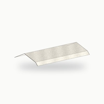 Faitiere monopente metallique standard alu RAL 9010 2 m - SuissePliage