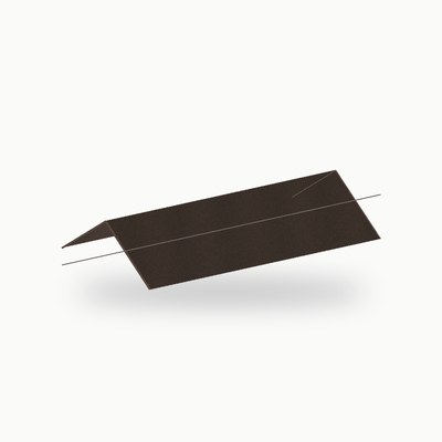 Faitiere double metallique standard alu RAL 8019 2 m - SuissePliage