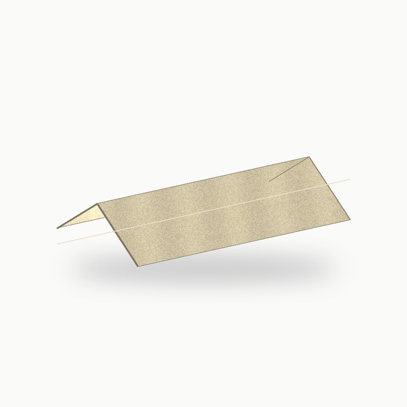Faitiere double metallique standard alu RAL 1015 2 m - SuissePliage