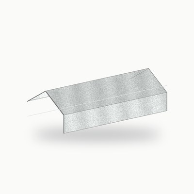 Faitiere en solin metallique standard inox 2 m - SuissePliage