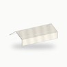 Faitiere en solin metallique standard alu RAL 9010 2 m - SuissePliage