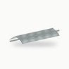 Demi faitiere a boudin crantee zinc naturel 2 m - SuissePliage