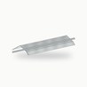 Demi faitiere a boudin crantee alu RAL 7035 2 m - SuissePliage