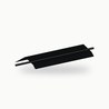 Demi faitiere a boudin crantee alu RAL 9005 2 m - SuissePliage