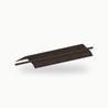 Demi faitiere a boudin crantee alu RAL 8019 2 m - SuissePliage