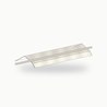 Demi faitiere a boudin crantee alu RAL 9010 2 m - SuissePliage