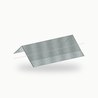 Double aretier metallique standard zinc naturel 2 m - SuissePliage