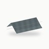 Double aretier metallique standard zinc gris 2 m - SuissePliage
