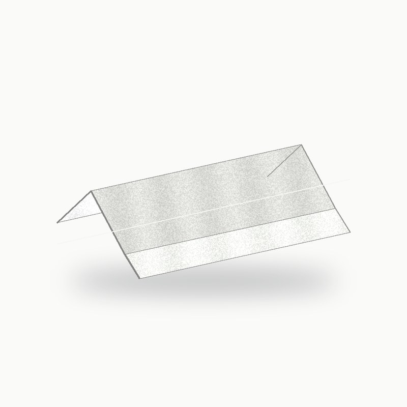 Double aretier metallique standard alu RAL 9016 2 m - SuissePliage