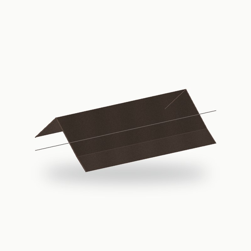 Double aretier metallique standard alu RAL 8019 2 m - SuissePliage