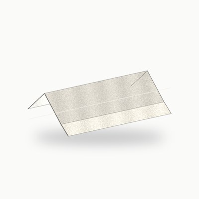 Double aretier metallique standard alu RAL 9010 2 m - SuissePliage