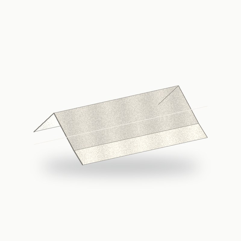 Double aretier metallique standard alu RAL 9010 2 m - SuissePliage