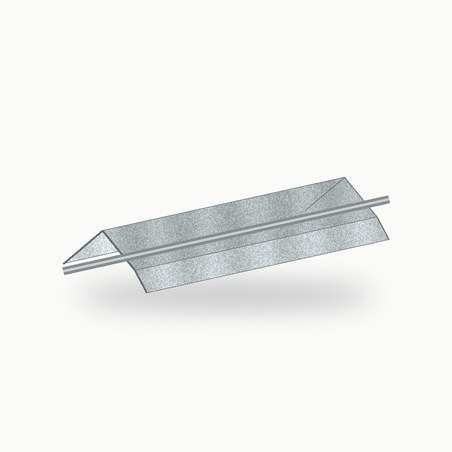 Demi aretier metallique standard acier 2 m - SuissePliage