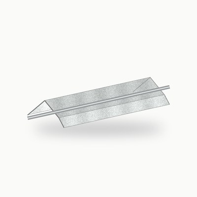Demi aretier metallique standard inox 2 m - SuissePliage