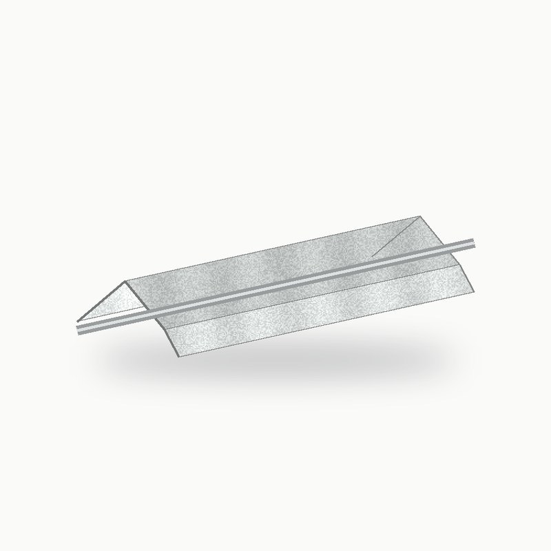 Demi aretier metallique standard inox 2 m - SuissePliage