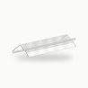 Demi aretier metallique standard alu RAL 9016 2 m - SuissePliage