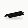 Demi aretier metallique standard alu RAL 9005 2 m - SuissePliage
