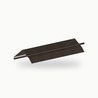 Demi aretier metallique standard alu RAL 8019 2 m - SuissePliage