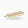Demi aretier metallique standard alu RAL 1015 2 m - SuissePliage