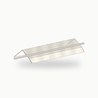 Demi aretier metallique standard alu RAL 9010 2 m - SuissePliage