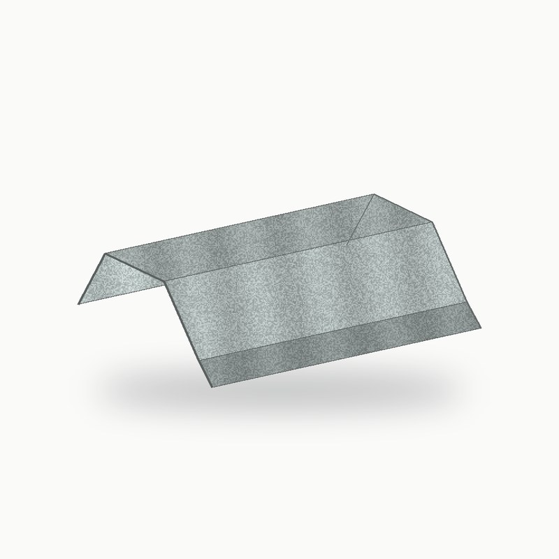 Oreille metallique de finition zinc naturel 2 m - SuissePliage